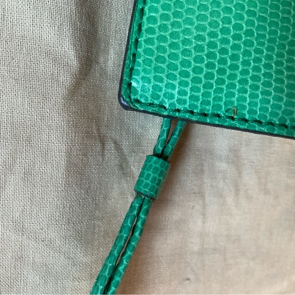 Burberry RARE Vintage Green and Silver Clutch/Wristlet - Picture 6 of 16